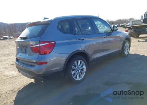 2016 BMW X3 xDrive28I из США, поврежденный, VIN 5UXWX9C57G0D64767